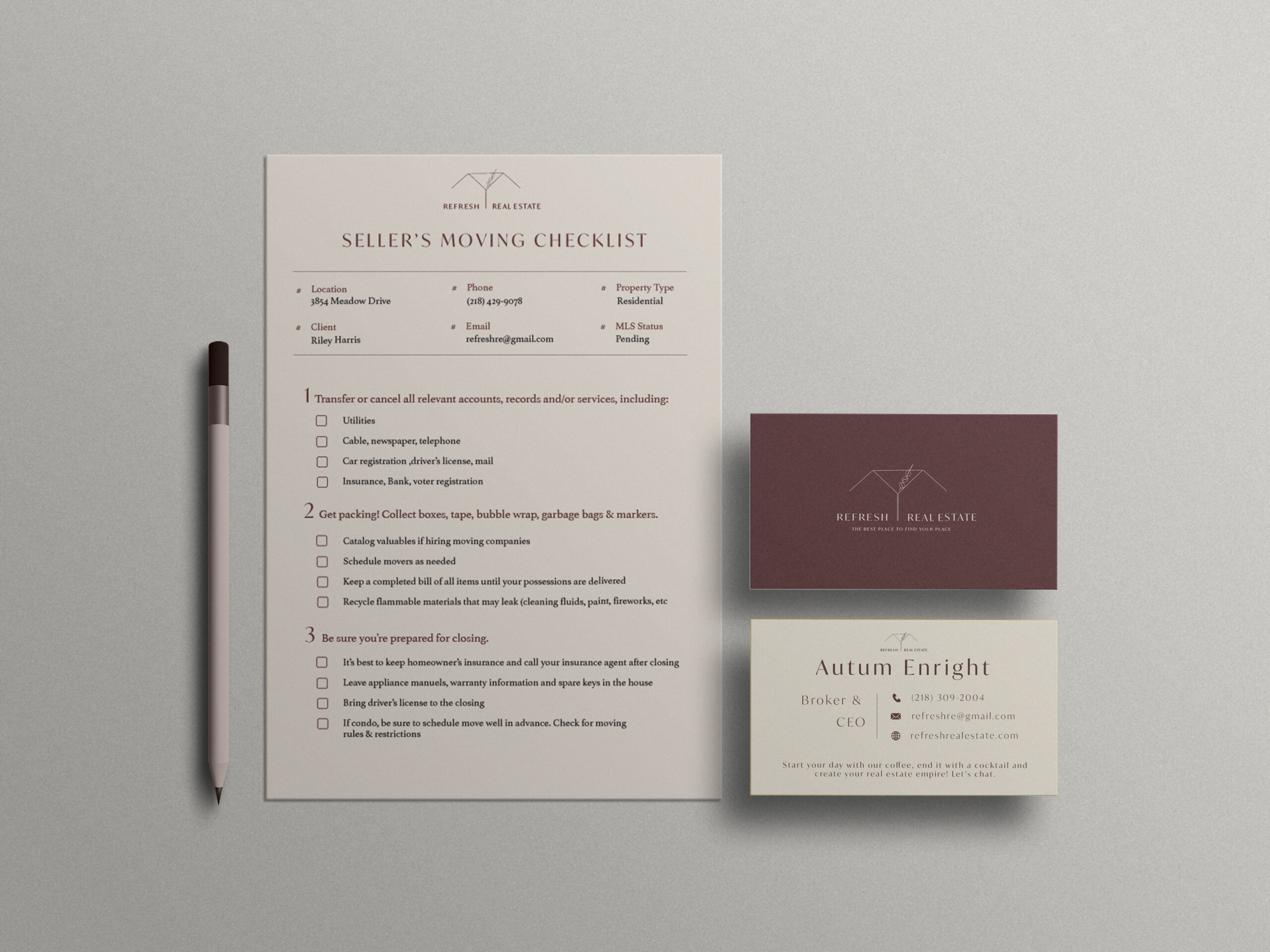 biz-card-and-checklist_